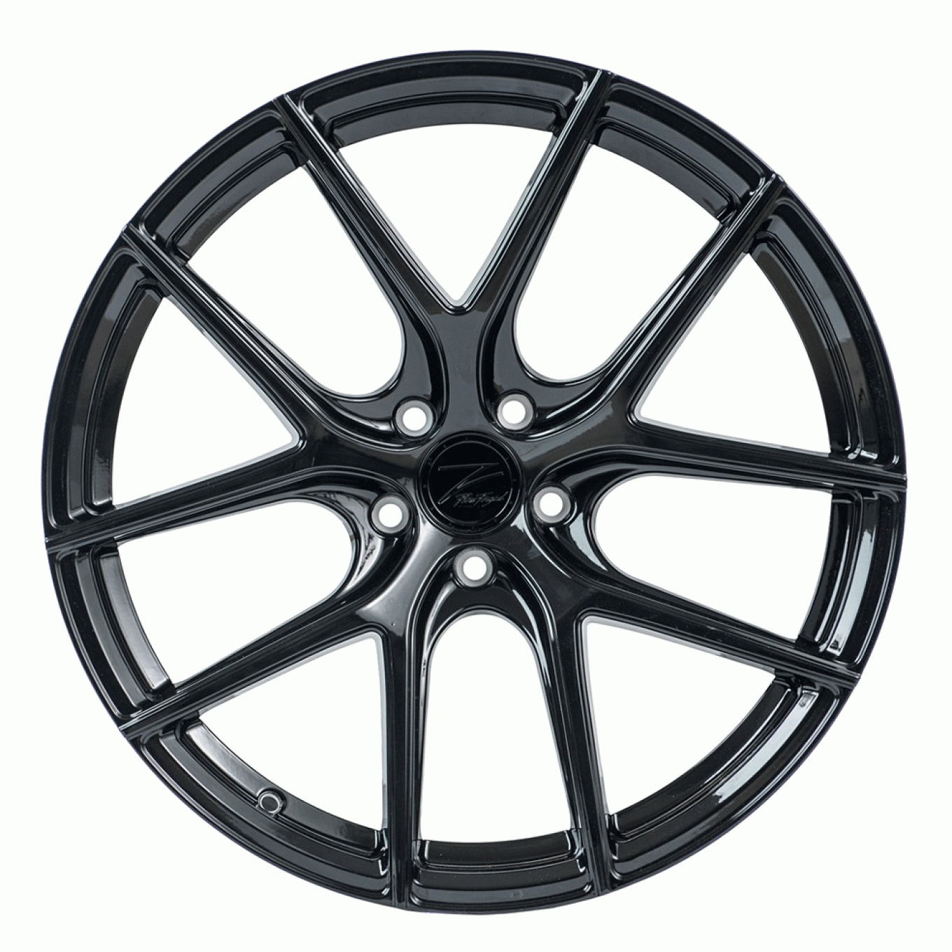 ZP9.1 FlowForged en negro brillante (Custom) - Audi, Mercedes, BMW, Seat, Skoda, Volkswagen.
